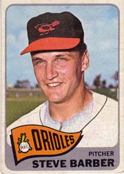 1965 Topps Baseball Cards      113     Steve Barber
